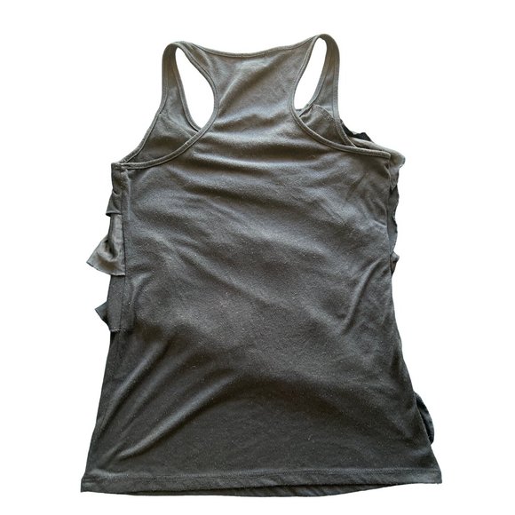 💙💛💛Eye Lash Couture Ruffle  Shirt M 💙💛💛 - Picture 6 of 8